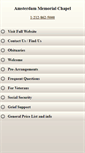 Mobile Screenshot of amsterdammemorialny.com